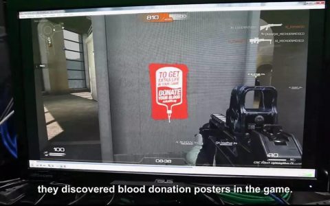 在游戏里植入献血广告，让更多的年轻人参加献血活动。