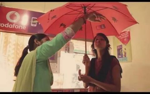 沃达丰推出自卫伞，以帮助印度妇女保护自己。（奥美 印度孟买）